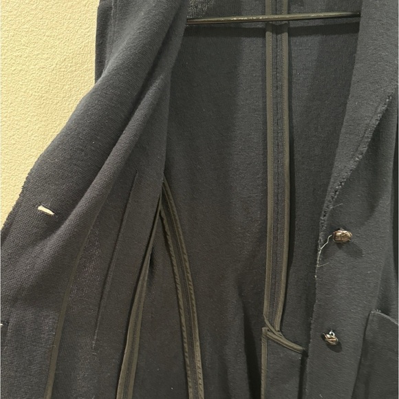 Baldwin Wool Blend Knit Buttoned Front Pockets Preppy Blazer Size Small - Picture 7 of 16